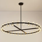 60 Inch Hexagonal Crystal Round Chandelier – Arcachon