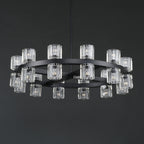 24 Inch Hexagonal Crystal Round Chandelier – Arcachon