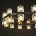 24 Inch Hexagonal Crystal Round Chandelier – Arcachon
