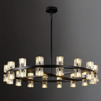 31 Inch Hexagonal Crystal Round Chandelier – Arcachon