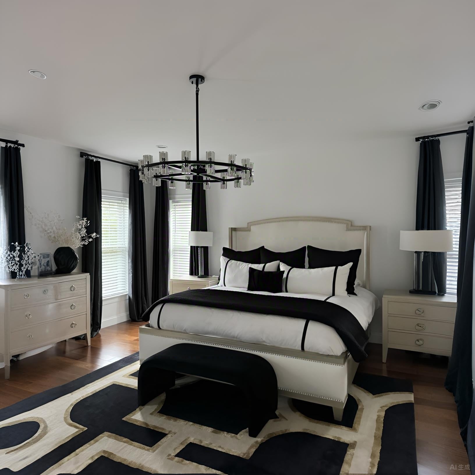 31 Inch Hexagonal Crystal Round Chandelier – Arcachon