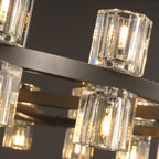 36 Inch Hexagonal Crystal Round Chandelier – Arcachon