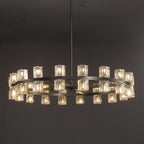 36 Inch Modern Crystal Wheel Chandelier – Arcachon