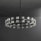 36 Inch Modern Crystal Wheel Chandelier – Arcachon