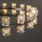 36 Inch Hexagonal Crystal Round Chandelier – Arcachon