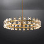 48 Inch Modern Crystal Wheel Chandelier – Arcachon