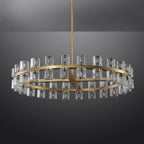 48 Inch Modern Crystal Wheel Chandelier – Arcachon