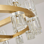 48 Inch Hexagonal Crystal Round Chandelier – Arcachon