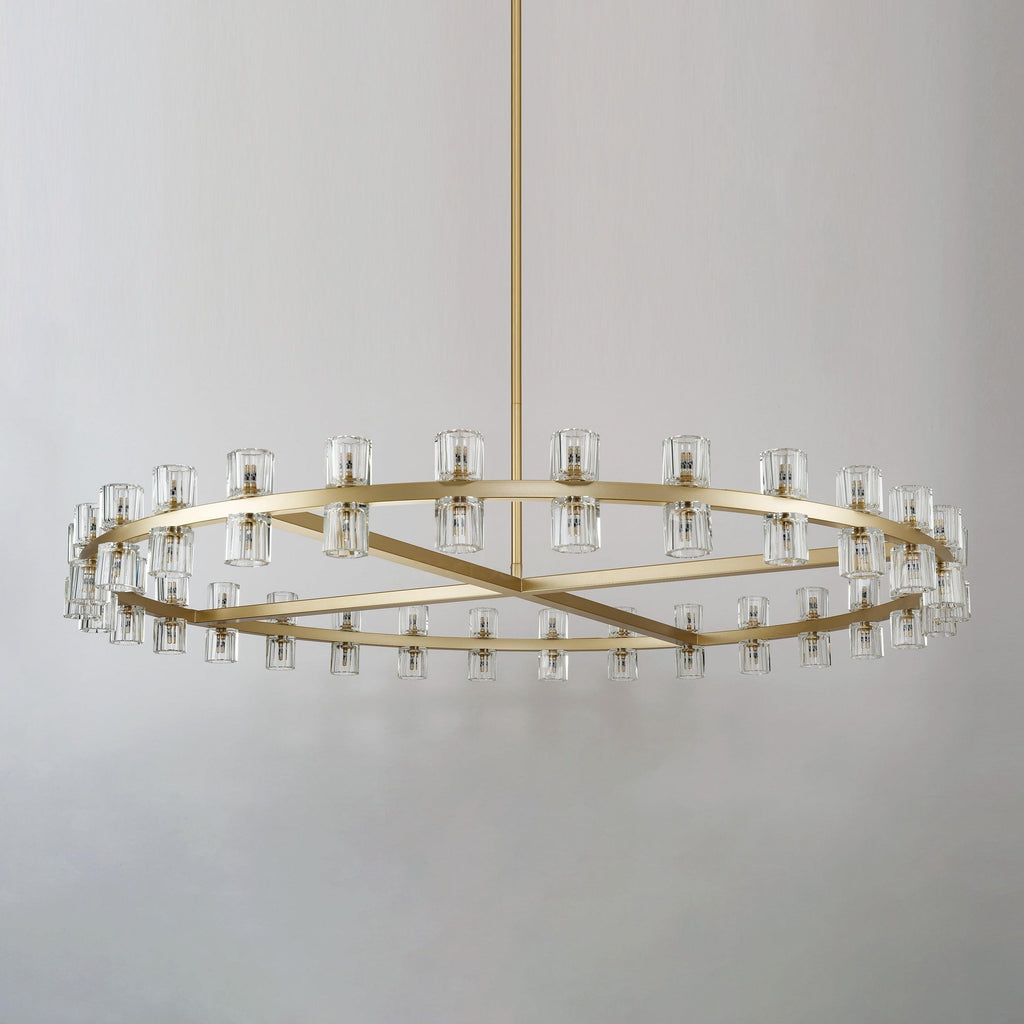 60 Inch Hexagonal Crystal Round Chandelier – Arcachon