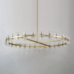 60 Inch Hexagonal Crystal Round Chandelier – Arcachon