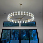 60 Inch Hexagonal Crystal Round Chandelier – Arcachon