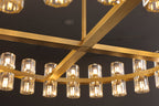 60 Inch Hexagonal Crystal Round Chandelier – Arcachon