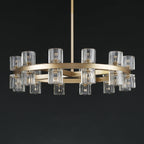 24 Inch Hexagonal Crystal Round Chandelier – Arcachon