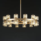 24 Inch Hexagonal Crystal Round Chandelier – Arcachon