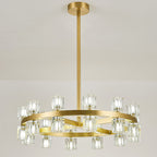 24 Inch Hexagonal Crystal Round Chandelier – Arcachon