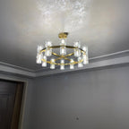 24 Inch Hexagonal Crystal Round Chandelier – Arcachon