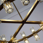 31 Inch Hexagonal Crystal Round Chandelier – Arcachon