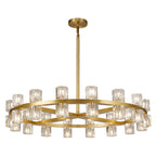 31 Inch Hexagonal Crystal Round Chandelier – Arcachon