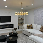 36 Inch Wheel Crystal Pillar Candle Chandelier – Arcachon