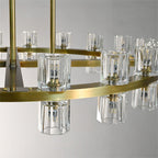 36 Inch Hexagonal Crystal Round Chandelier – Arcachon