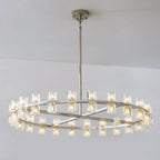 48 Inch Hexagonal Crystal Round Chandelier – Arcachon