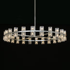 48 Inch Hexagonal Crystal Round Chandelier – Arcachon