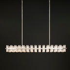 54 Inch Hexagonal Crystal Linear Chandelier – Arcachon
