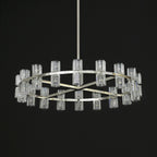 36 Inch Hexagonal Crystal Round Chandelier – Arcachon