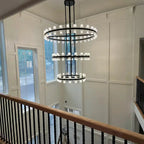 60 Inch Three-Tier Modern Crystal Wheel Chandelier – Arcachon