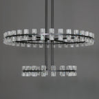 60 Inch Hexagonal Crystal Tiered Chandelier – Arcachon