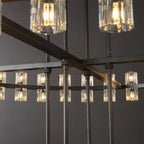 60 Inch Hexagonal Crystal Tiered Chandelier – Arcachon