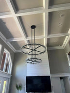 60 Inch Hexagonal Crystal Tiered Chandelier – Arcachon