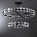 60 Inch Hexagonal Crystal Tiered Chandelier – Arcachon