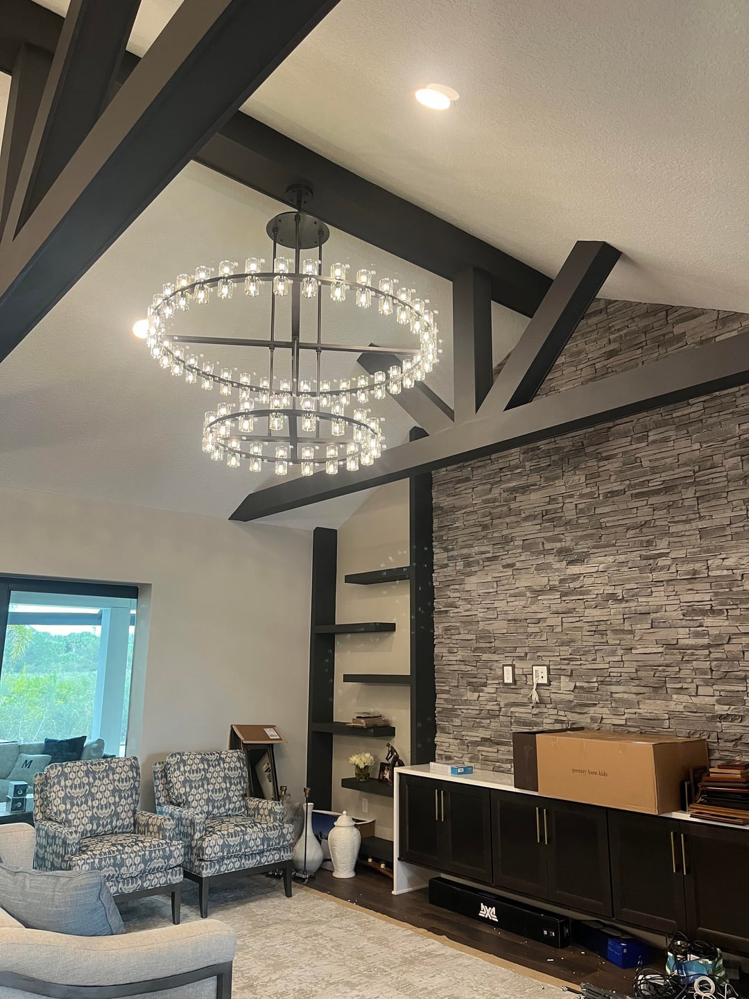 60 Inch Hexagonal Crystal Tiered Chandelier – Arcachon