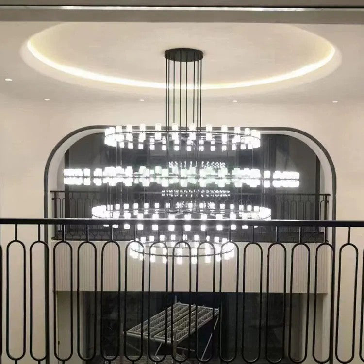 60 Inch Hexagonal Crystal 3-Tier Chandelier – Arcachon