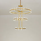 60 Inch Hexagonal Crystal 3-Tier Chandelier – Arcachon