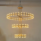 60 Inch Three-Tier Modern Crystal Wheel Chandelier – Arcachon