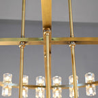 60 Inch Hexagonal Crystal Tiered Chandelier – Arcachon