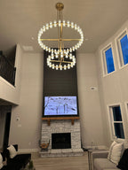 60 Inch Hexagonal Crystal Tiered Chandelier – Arcachon