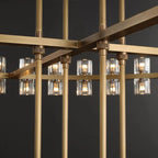 60 Inch Hexagonal Crystal Tiered Chandelier – Arcachon