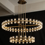 60 Inch Hexagonal Crystal Tiered Chandelier – Arcachon