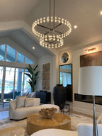 60 Inch Hexagonal Crystal Tiered Chandelier – Arcachon