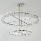 60 Inch Hexagonal Crystal Tiered Chandelier – Arcachon