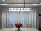54 Inch Linear Crystal Pillar Candle Chandelier – Arcachon
