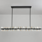 54 Inch Modern Crystal Linear Chandelier – Arcachon
