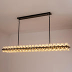 72 Inch Hexagonal Crystal Linear Chandelier – Arcachon