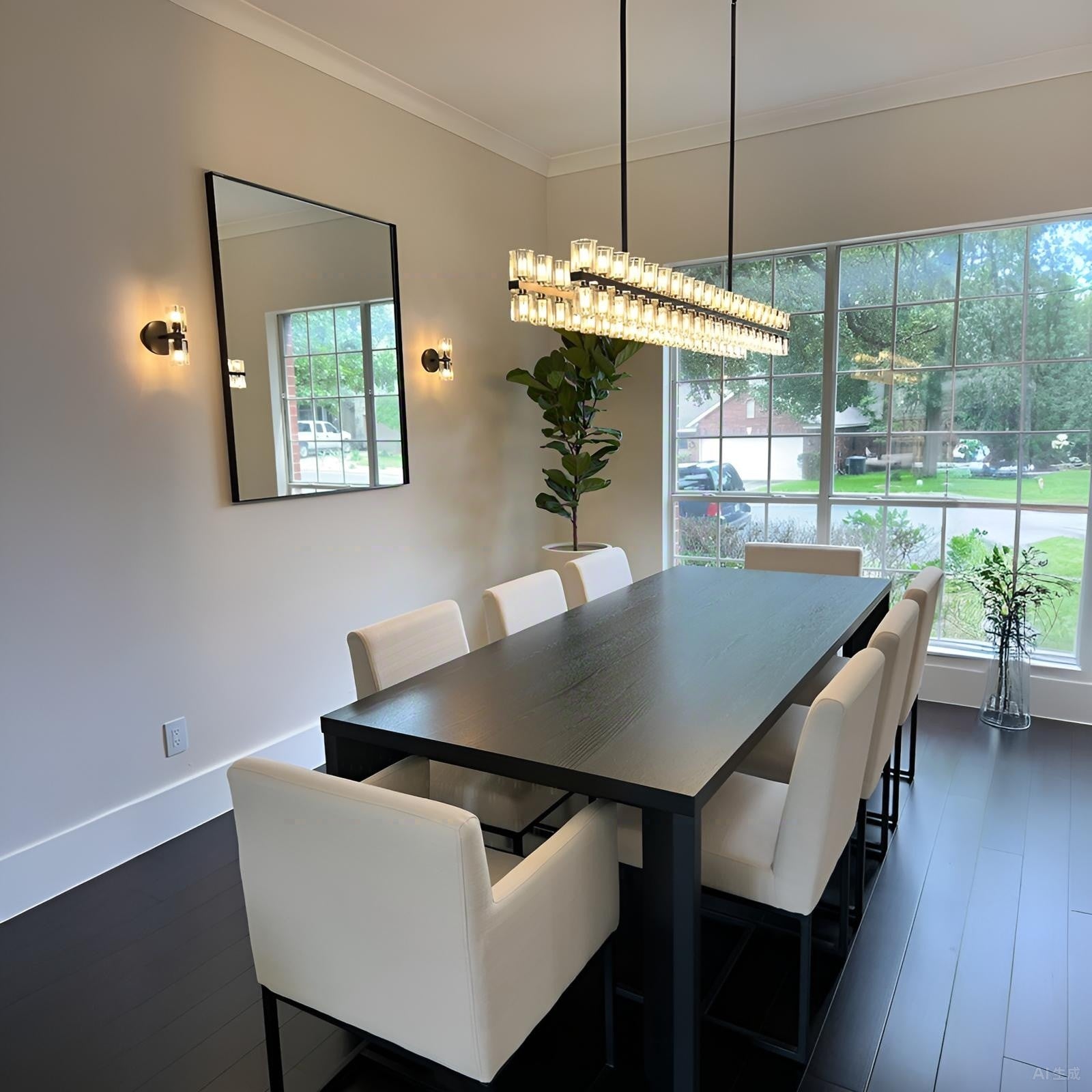 72 Inch Hexagonal Crystal Linear Chandelier – Arcachon