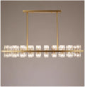 39 Inch Linear Crystal Pillar Candle Chandelier – Arcachon