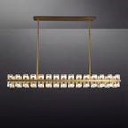 54 Inch Modern Crystal Linear Chandelier – Arcachon