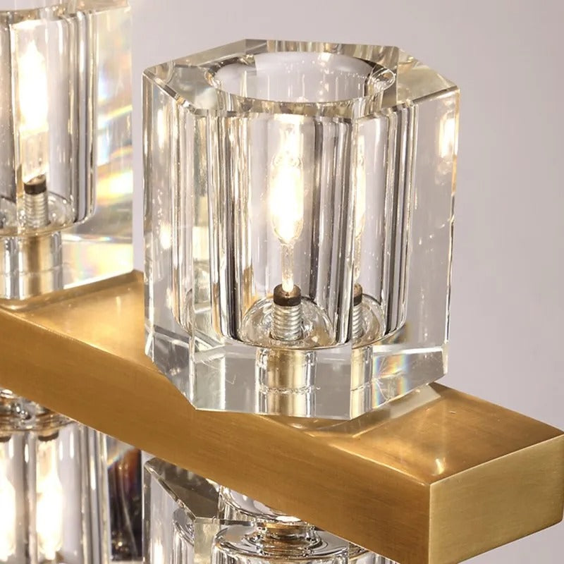 72 Inch Hexagonal Crystal Linear Chandelier – Arcachon